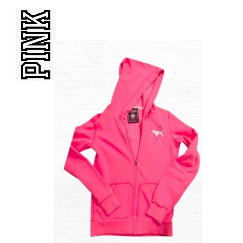VS Pink Full Zip Hoodie
